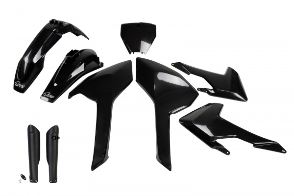 Full Plastic Kit black for Husqvarna TC 250 - TC 125 - FC 250 - FC 350 - FC 450 - TC 300